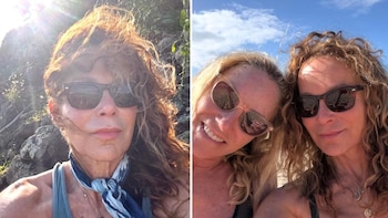 Jennifer Grey y Tracy Pollan,