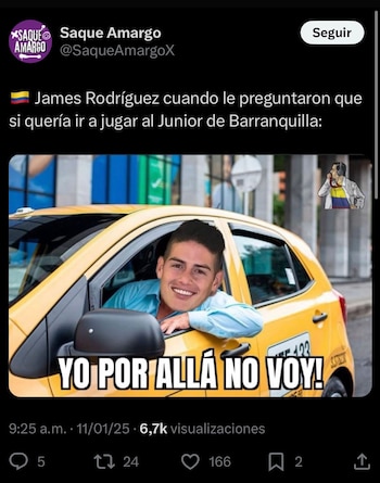 Rumores indican que James Rodríguez