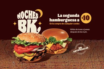 Las Noches Burger King tendrán