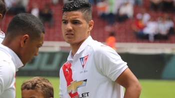 Kevin Minda ganó tres títulos con LDU. - Crédito: Difusión