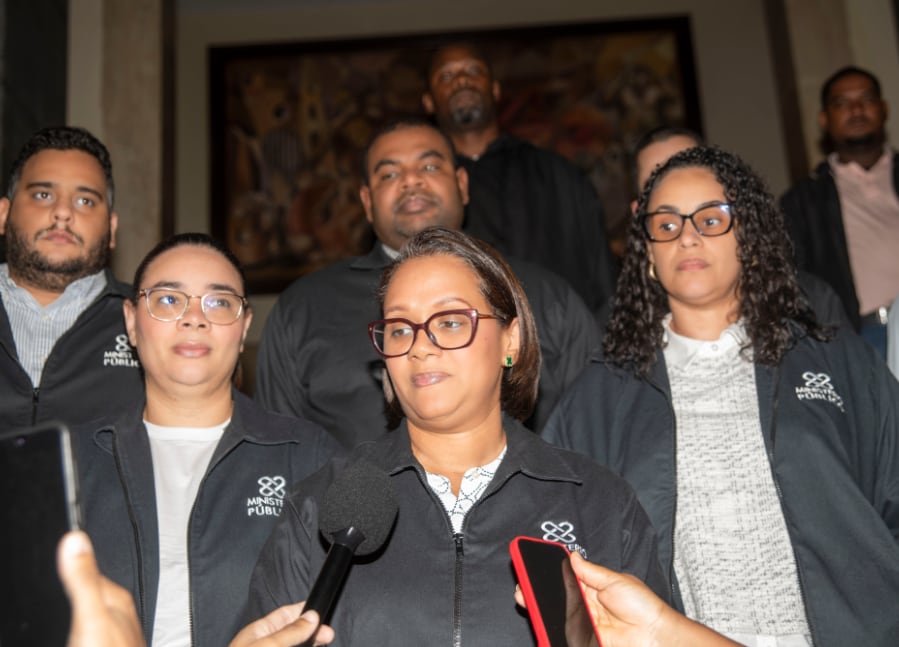 El Ministerio Público de República Dominicana pidió 18 meses de prisión preventiva para 25 imputados en la Operación Cobra 2.0-A por un presunto desvío de fondos de SeNaSa. (Foto cortesía Ministerio Público)