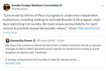 El presidente del Comité se