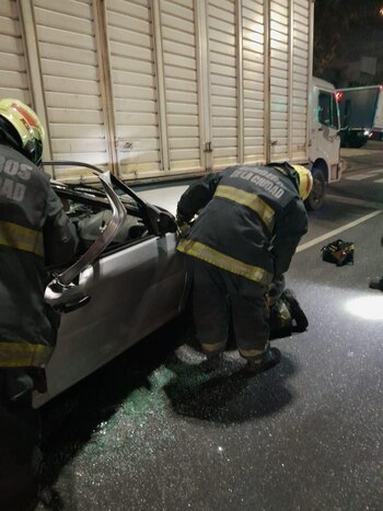 Efectivos de Bomberos de la