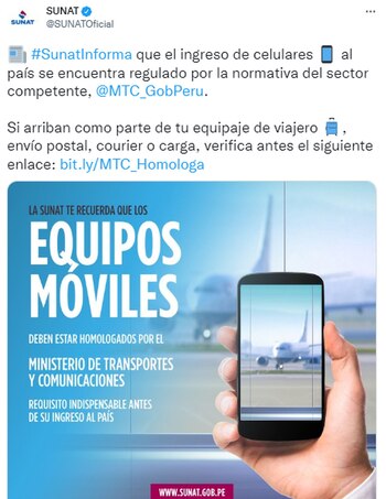 (Twitter / @SUNATOficial)