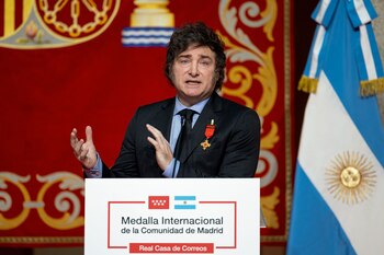 El presidente de Argentina, Javier