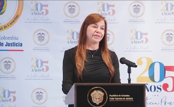 Emérita del Socorro Mora Insuasty fue elegida como nueva magistrada de la Sala Especial de Primera Instancia y asumirá el cargo cuando concluya el periodo del magistrado Jorge Emilio Caldas Vera, en octubre - crédito Corte Suprema/Instagram