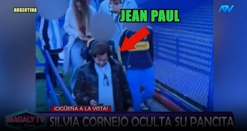 Silvia Cornejo reaparece con Jean Paul Gaboto y una supuesta pancita desata rumores de embarazo. Captura: Magaly TV La Firme.