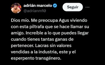 Adrián Marcelo se refirió como