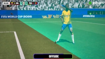 El gol por un dedo que le anularon a Colombia sobre la hora ante Portugal