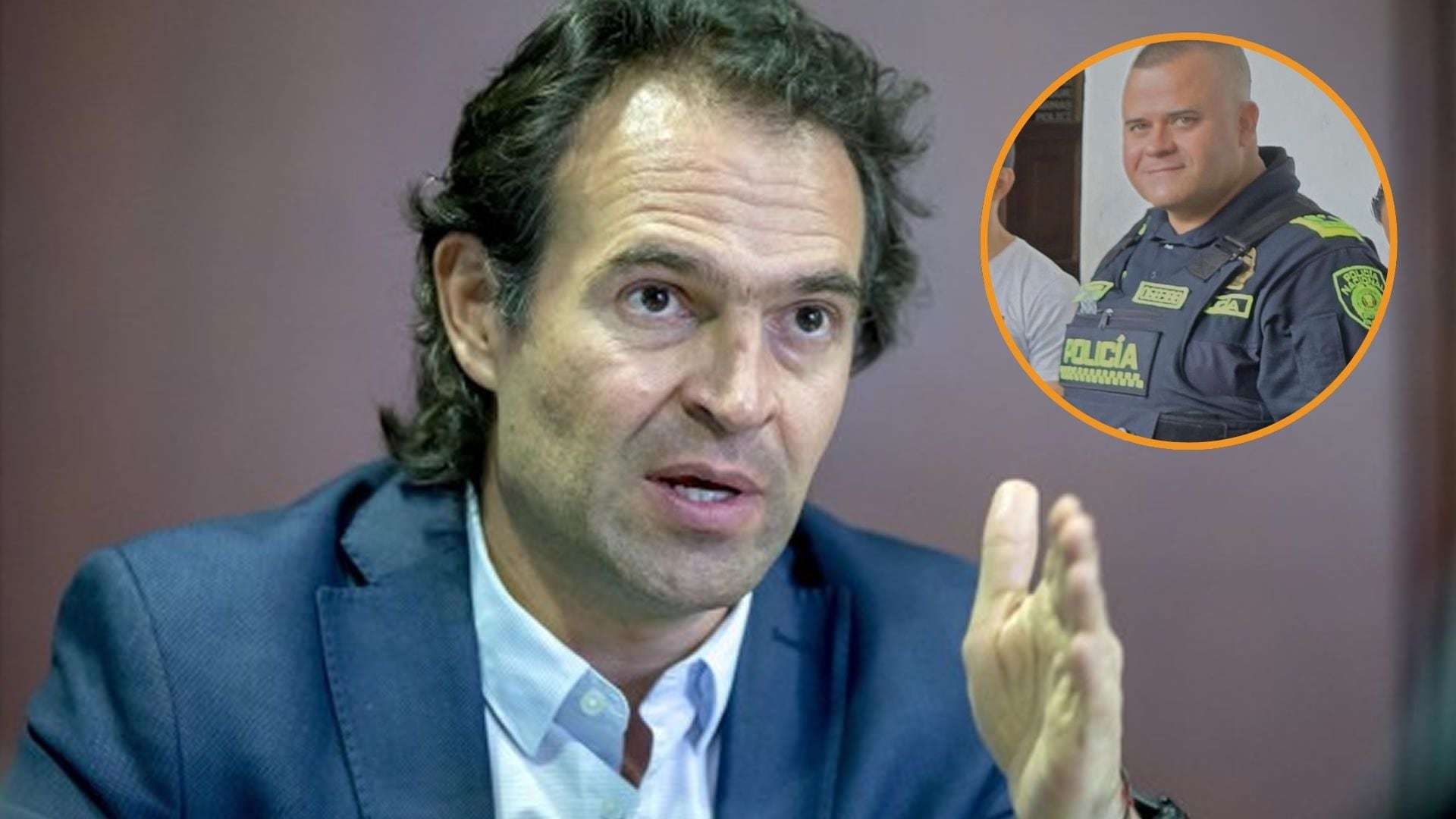 El alcalde de Medellín, Federico Gutiérrez, se pronunció por el asesinato del subintendente Iván Ferney Tabares - crédito Montaje Infobae
