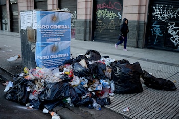 Montañas de basura en CABA