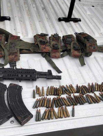 Parte de los objetos asegurados