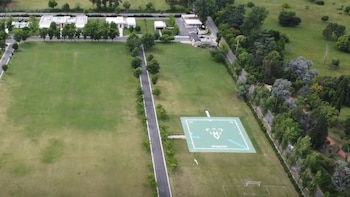 La mansión con helipuerto de