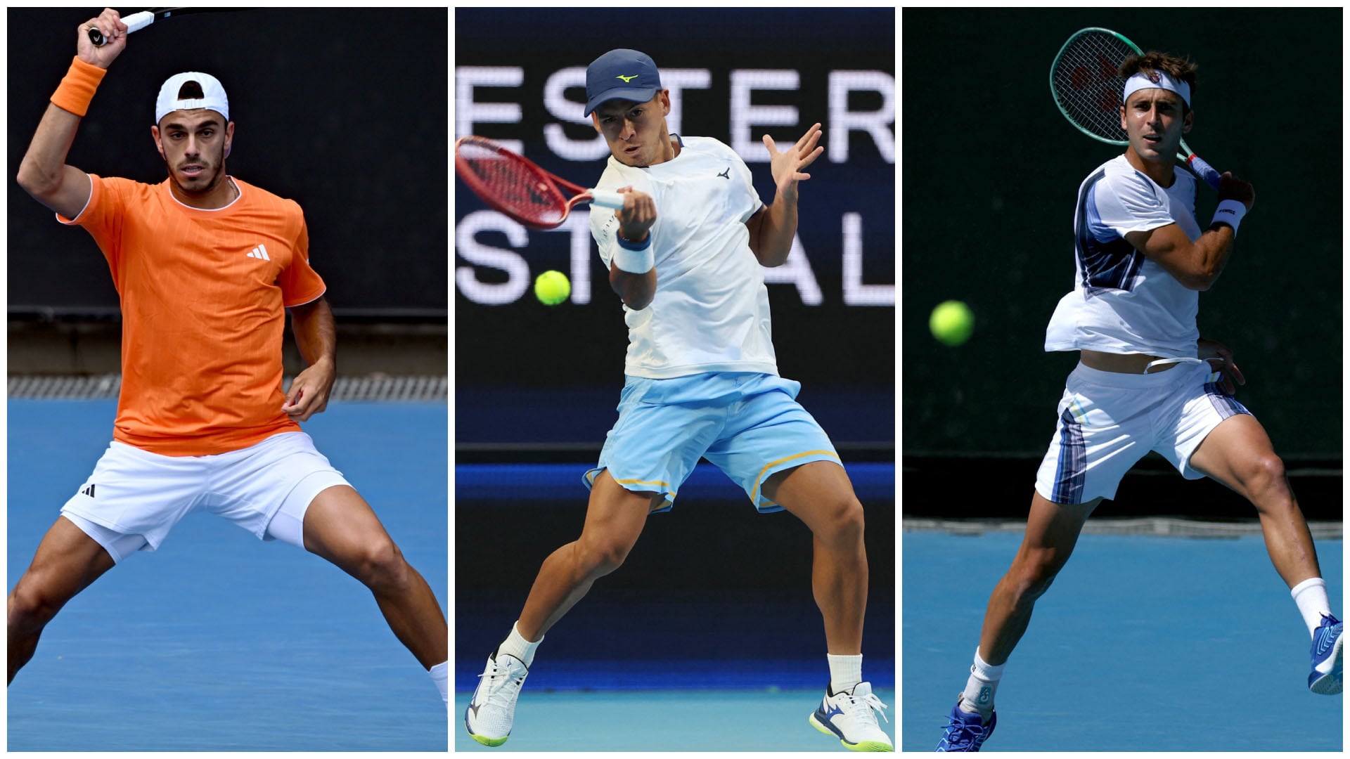 Francisco Cerúndolo, Sebastián Báez y Tomás Etcheverry subieron lugares en el escalafón mundial (Fuente: Reuters)