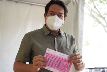 El presidente nacional de Morena,