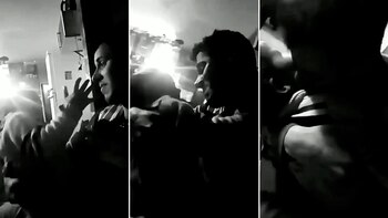 Lucio junto a su padre