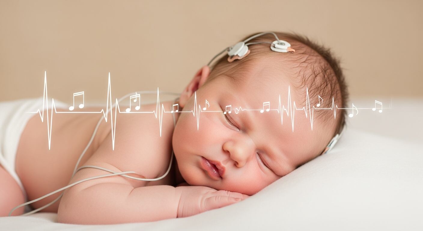 Estudios con electroencefalografía muestran que el cerebro infantil reacciona a la alteración del ritmo, pero no a cambios en la altura de las notas (Imagen Ilustrativa Infobae)