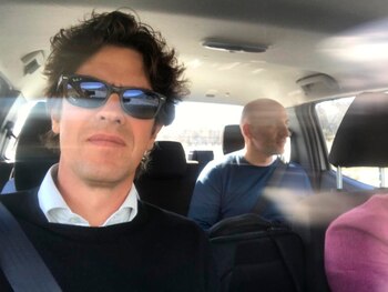 Martín Lousteau tuvo que viajar en auto de Río Grande a Ushuaia porque le desviaron el vuelo