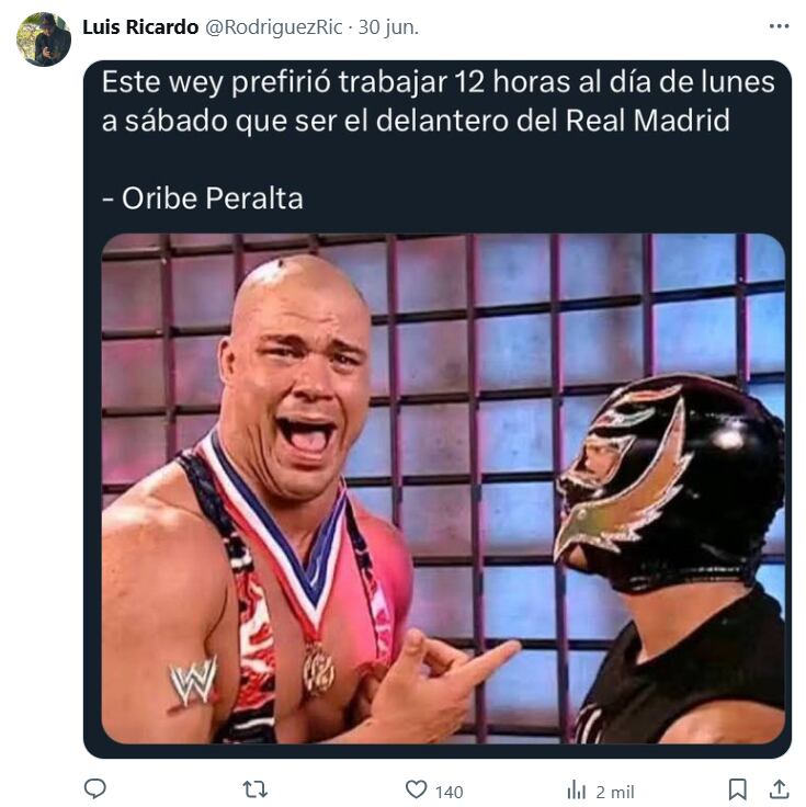 Los memes que dejaron las declaraciones de Oribe Peralta