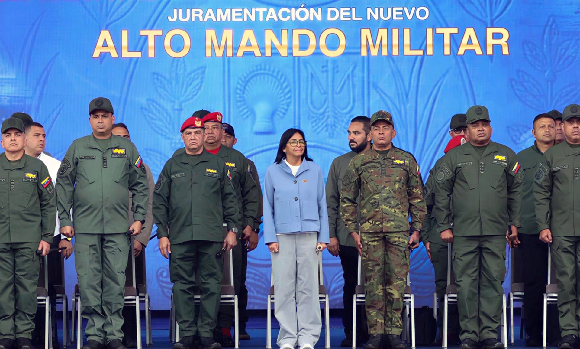 Delcy Rodríguez ejecutó una profunda recomposición del alto mando militar: ya no quedan jefes de REDI nombrados por Maduro