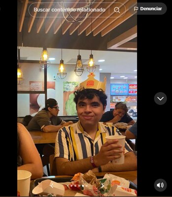 El internauta compartió fotos de