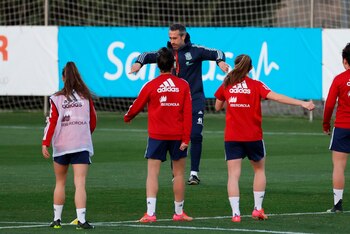 El seleccionador español, Jorge Vilda