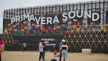 El sector VIP, en el