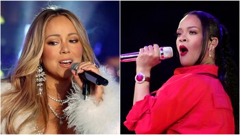 La cantante de "Umbrella" sorprendió