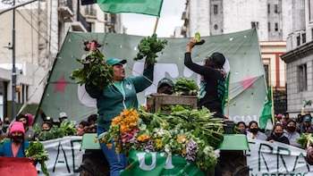 Verdurazo de la UTT en el Congreso Nacional
