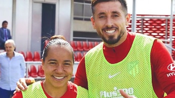 Héctor Herrera y Charlyn Corral