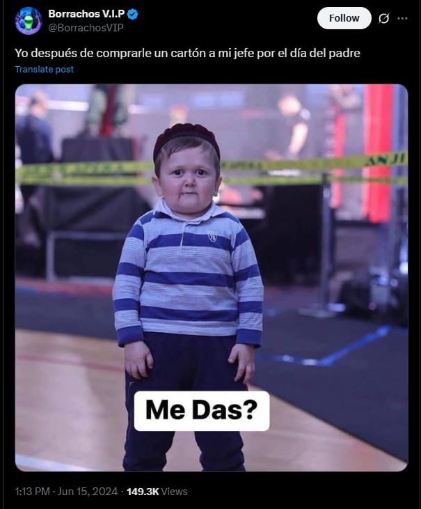 Foto: X: @BorrachosVIP
