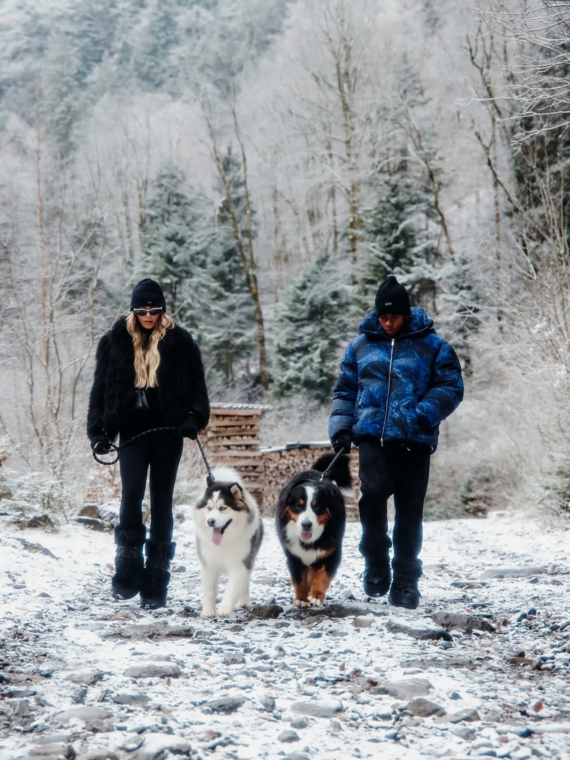 Endrick y Gabriely Miranda viajaron a Suiza para disfrutar de la Navidad