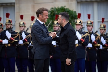 El presidente de Francia, Emmanuel