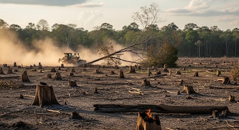 La deforestación por ganadería ilegal
