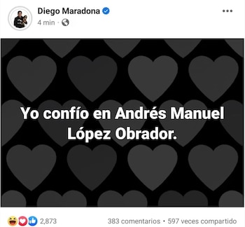 El mensaje sobre Andrés Manuel