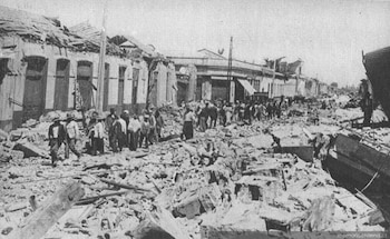 El sismo más letal de Chile (Archivo Fotográfico y Digital de la Biblioteca Nacional de Chile).