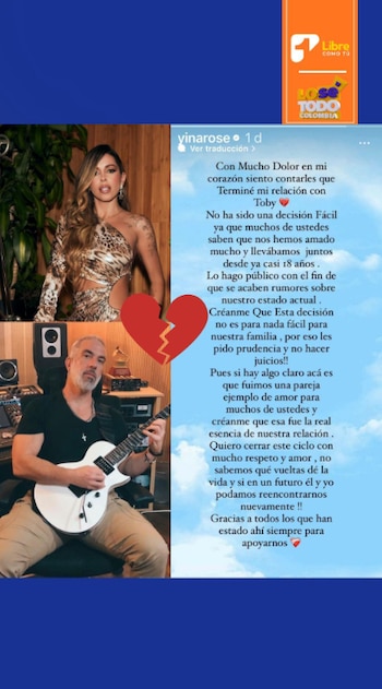 La cantante y el guitarrista