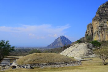 Zona arqueológica de Chalcancingo, ubicada