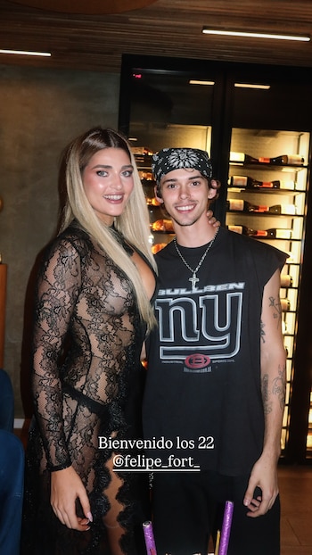 Marta y Felipe sonrientes durante