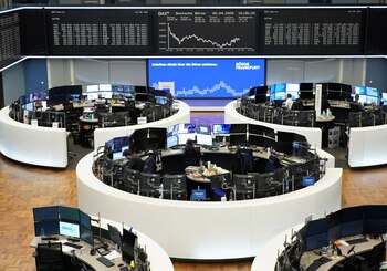 El gráfico del índice alemán