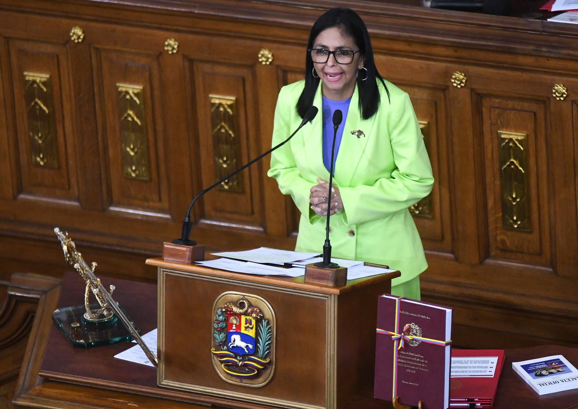 Delcy Rodríguez defiende la reforma de la ley de hidrocarburos para mayor soberanía energética e inversiones