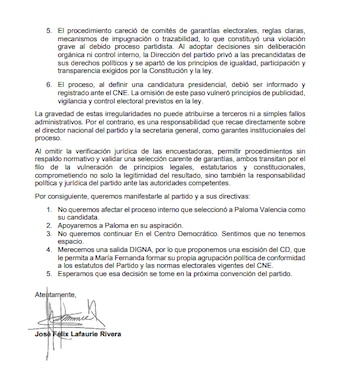 El esposo de María Fernanda