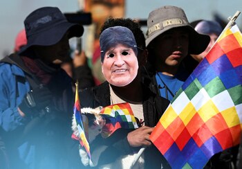 FOTO DE ARCHIVO: Un manifestante