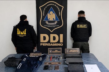 Los elementos incautados