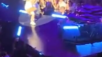 Lady Gaga quiso treparse sobre