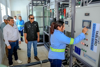 El Banco Centroamericano de Integración Económica financió la planta con una cooperación no reembolsable de $513,273.54 para beneficio comunitario. (Foto: Secretaría de Prensa de la Presidencia)