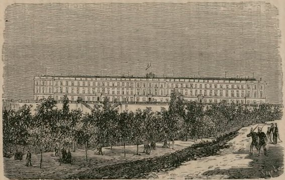 Ilustración Cuartel de la Montaña, en Madrid.