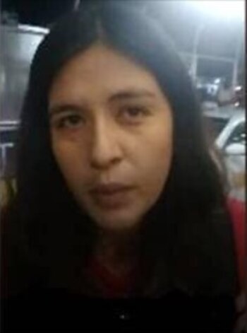 La joven advirtió acerca de