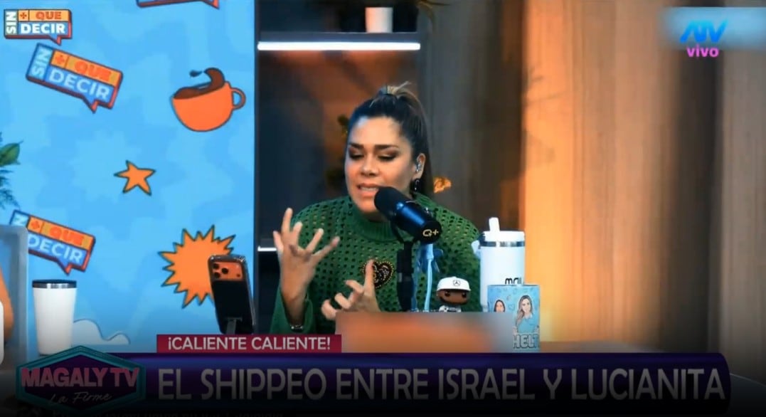 Luciana Roy confiesa que Israel Dreyfus le gusta y él responde: “Hubo mucha química”. Captura: Magaly TV La Firme.