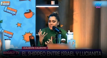 Luciana Roy confiesa que Israel Dreyfus le gusta y él responde: “Hubo mucha química”. Captura: Magaly TV La Firme.